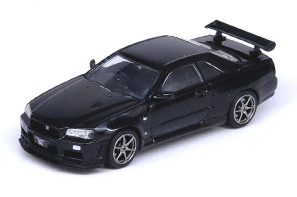 (Pre-Order) 1:64 Nissan Skyline GT-R (R34) V-Spec II -- Black -- INNO64