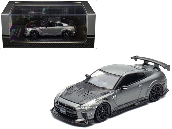 1:64 Nissan R35 GT-R TOP SECRET -- Grey - IAM Bangkok 2025 -- INNO64