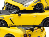 1:64 Nissan R35 GT-R TOP SECRET -- Yellow - EVENT EXCLUSIVE -- INNO64