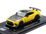 1:64 Nissan R35 GT-R TOP SECRET -- Yellow - EVENT EXCLUSIVE -- INNO64