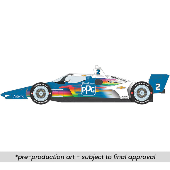 (Pre-Order) 1:18 2025 Josef Newgarden -- #2 PPG Indycar -- IXO Models