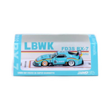 1:64 Mazda RX7 (FD3S) LB-Super Silhouette -- #15 Teal Blue Beijing -- INNO64