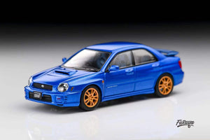 1:64 Subaru Impreza WRX STi GD "Bug Eye" Sedan -- Blue -- Furuya