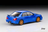 1:64 Subaru Impreza WRX STi GD "Bug Eye" Sedan -- Blue -- Furuya