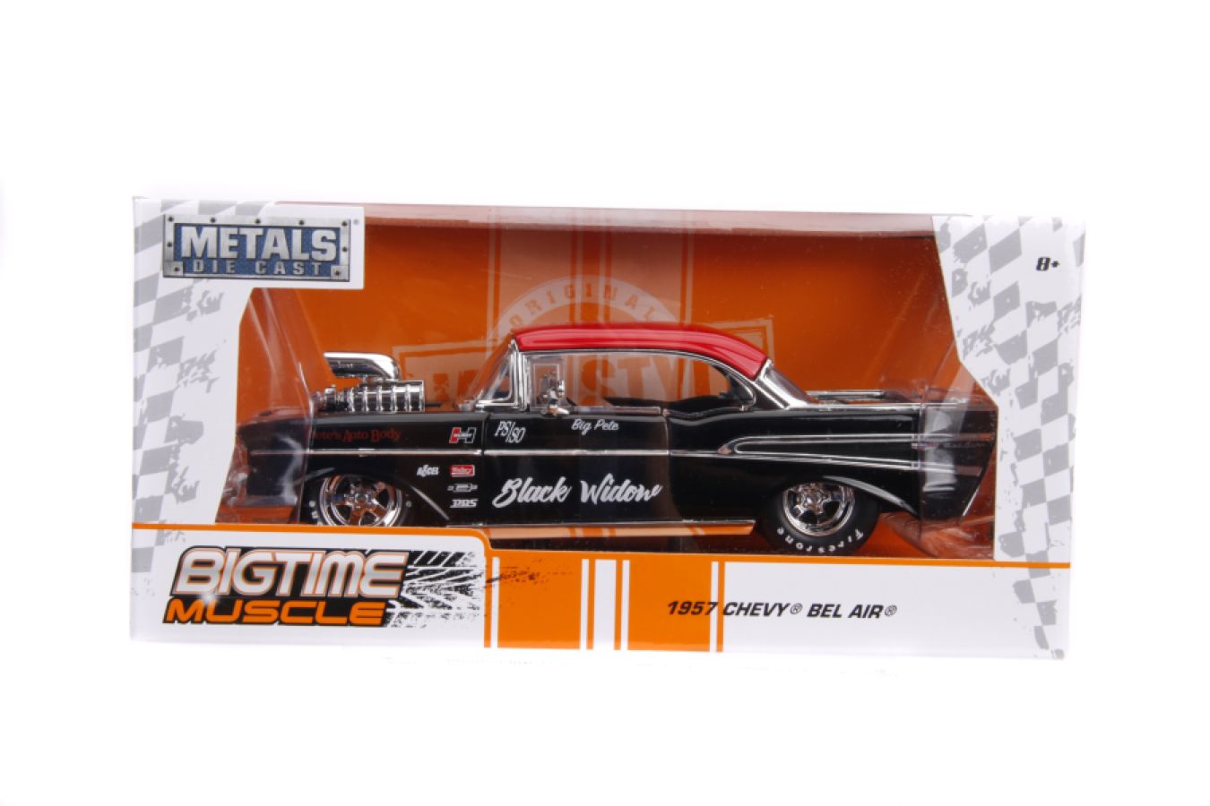 1:24 1957 Chevrolet Bel Air -- Black Widow -- JADA: Big Time Muscle