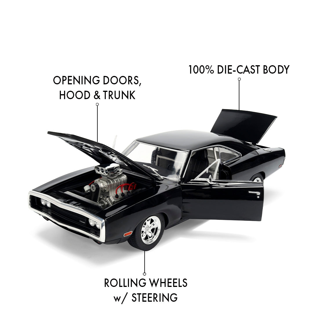 Pre-Order) 1:18 Dom's 1970 Dodge Charger -- Fast & Furious -- JADA: T