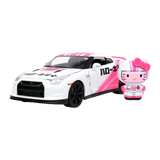 1:24 2009 Nissan GT-R (R35) -- Hello Kitty Pink/White -- JADA