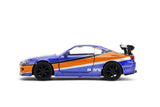 1:32 Han's 2001 Nissan Silvia S15 - Mona Lisa Blue/Orange -- Fast & Furious JADA