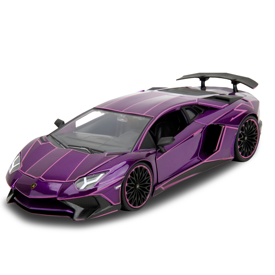 1:24 Lamborghini Aventador SV -- Purple/Pink -- JADA: Pink Slips