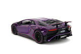 1:24 Lamborghini Aventador SV -- Purple/Pink -- JADA: Pink Slips