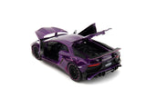 1:24 Lamborghini Aventador SV -- Purple/Pink -- JADA: Pink Slips