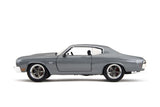 1:24 Dom's 1970 Chevy Chevelle SS -- Grey -- Fast & Furious X Chevrolet JADA