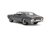 1:24 Dom's 1970 Chevy Chevelle SS -- Grey -- Fast & Furious X Chevrolet JADA