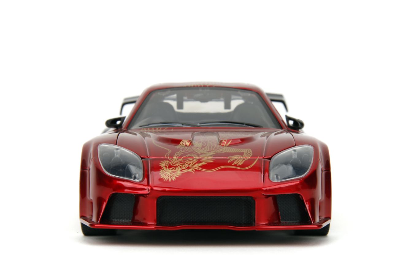 1:24 1995 Mazda RX7 Widebody - Red/Black - Year of the Dragon - JADA: