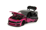 1:24 2024 Ford Mustang Dark Horse -- Pink/Black -- JADA: Pink Slips