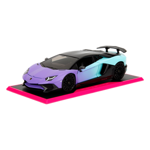 1:24 Lamborghini Aventador SV -- Purple/Blue -- JADA: Pink Slips