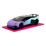 1:24 Lamborghini Aventador SV -- Purple/Blue -- JADA: Pink Slips