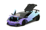 1:24 Lamborghini Aventador SV -- Purple/Blue -- JADA: Pink Slips