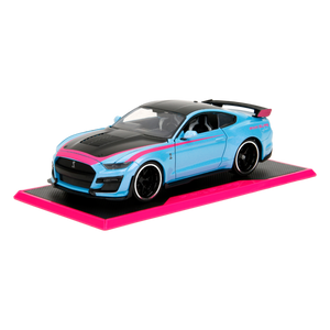 1:24 2020 Ford Mustang Shelby GT500 -- Blue/Pink/Black -- JADA: Pink Slips