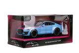 1:24 2020 Ford Mustang Shelby GT500 -- Blue/Pink/Black -- JADA: Pink Slips