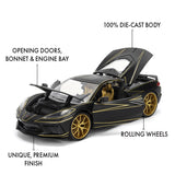 1:24 2020 Chevrolet Corvette Stingray -- Black/Gold -- JADA: Pink Slips