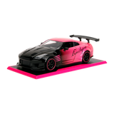 1:24 2009 Nissan GTR Ben Sopra -- Black/Pink -- JADA: Pink Slips