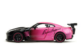 1:24 2009 Nissan GTR Ben Sopra -- Black/Pink -- JADA: Pink Slips