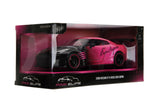 1:24 2009 Nissan GTR Ben Sopra -- Black/Pink -- JADA: Pink Slips
