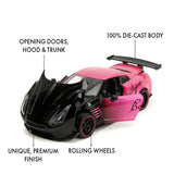 1:24 2009 Nissan GTR Ben Sopra -- Black/Pink -- JADA: Pink Slips