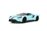 (Pre-Order) 1:24 2017 Ford GT -- Light Blue -- JADA: Pink Slips