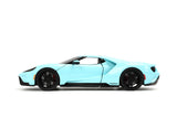 (Pre-Order) 1:24 2017 Ford GT -- Light Blue -- JADA: Pink Slips