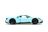 (Pre-Order) 1:24 2017 Ford GT -- Light Blue -- JADA: Pink Slips