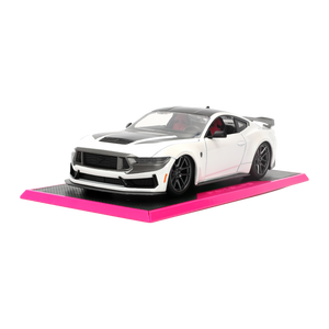 (Pre-Order) 1:24 2023 Ford Mustang Dark Horse -- White -- JADA: Pink Slips