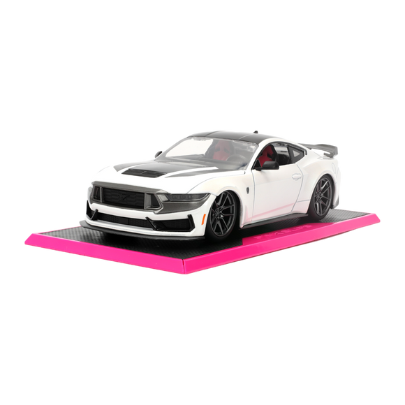 (Pre-Order) 1:24 2023 Ford Mustang Dark Horse -- White -- JADA: Pink Slips