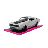 (Pre-Order) 1:24 1969 Chevrolet Camaro -- Light Grey/Black -- JADA: Pink Slips