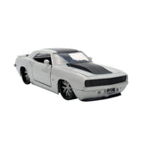 (Pre-Order) 1:24 1969 Chevrolet Camaro -- Light Grey/Black -- JADA: Pink Slips