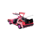 1:24 Back to the Future 1 (Pink) -- Delorean Time Machine -- JADA: Pink Slips