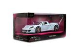1:24 Porsche Carrera GT -- Light Blue -- JADA: Pink Slips