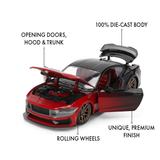 (Pre-Order) 1:24 2024 Ford Mustang Dark Horse -- Red/Black -- JADA: Pink Slips