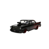 1:24 1957 Chevrolet Bel Air -- Black/Red -- JADA: Pink Slips
