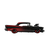 1:24 1957 Chevrolet Bel Air -- Black/Red -- JADA: Pink Slips