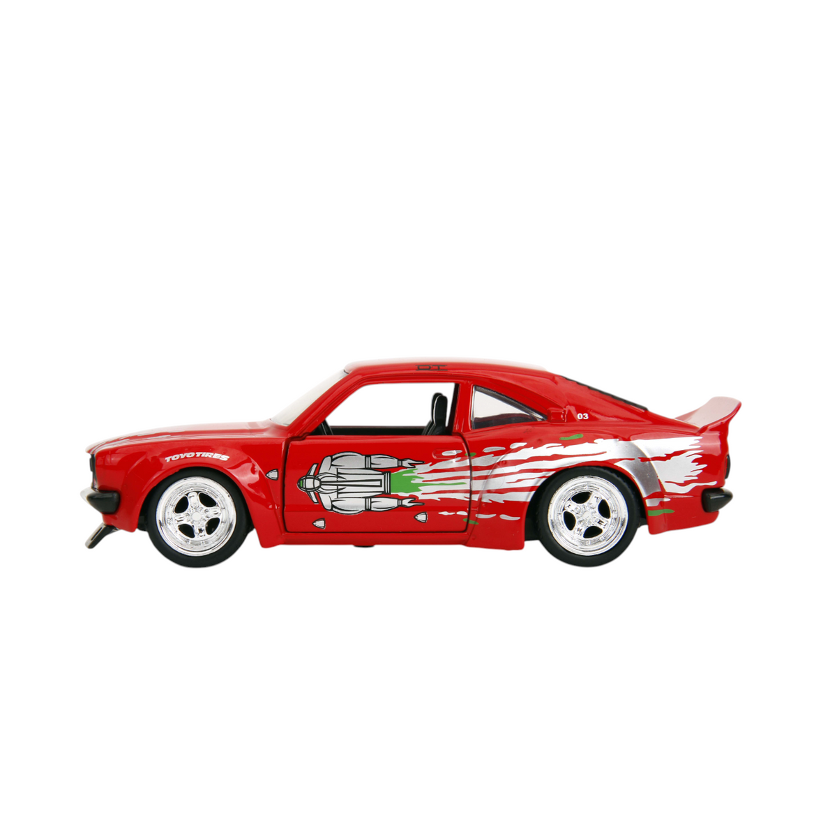 (Pre-Order) 1:32 Dom's Mazda RX3 (RX7 Livery) -- Red -- Fast & Furious