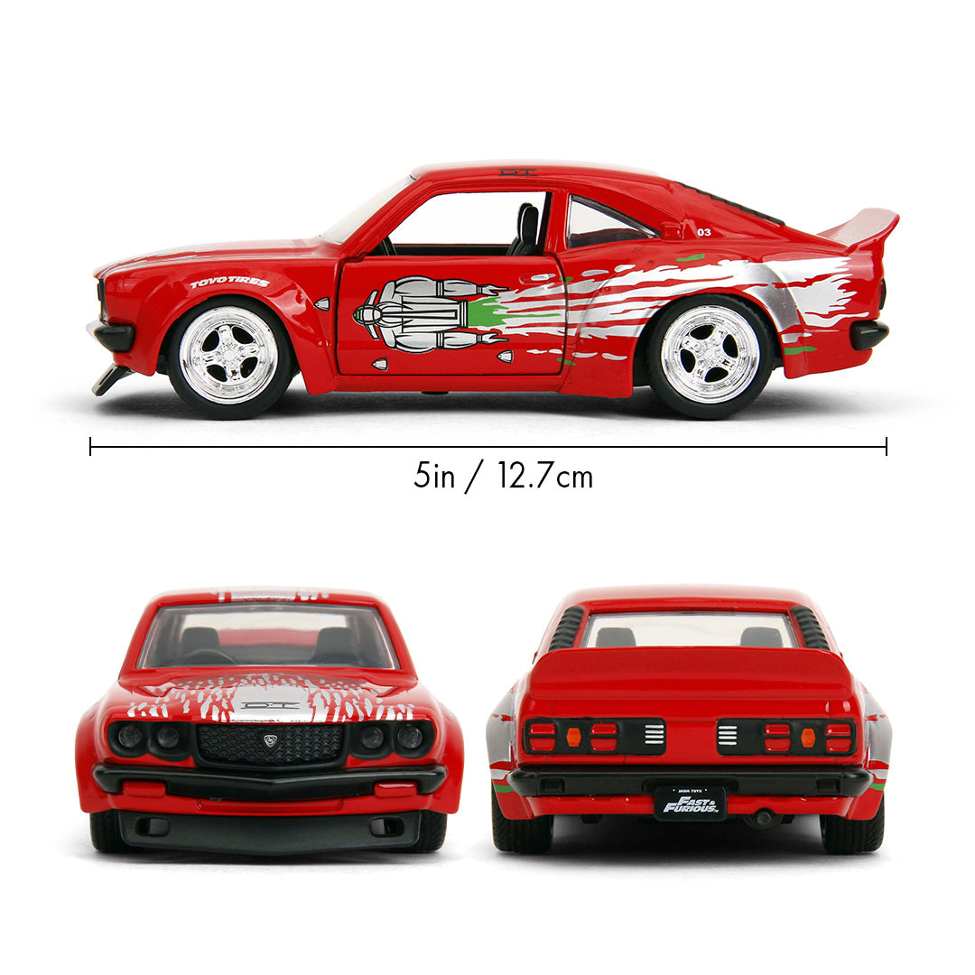 Voiture Miniature de Collection - JADA TOYS - MAZDA RX-7 - Fast and