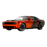 1:18 2015 Dodge Challenger SRT Hellcat Redeye - Orange/Black -- JADA: Pink Slips