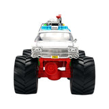(Pre-Order) 1:24 Ghostbusters Ecto-1 Monster Truck -- 1959 Cadillac Ambulance -- JADA