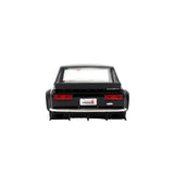 (Pre-Order) 1:24 1973 Datsun 510 -- Black -- JADA: JDM Tuners