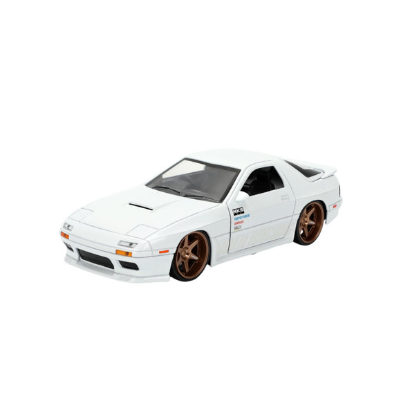 (Pre-Order) 1:24 1985 Mazda RX7 (FC) -- White -- JADA: JDM Tuners