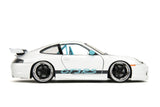 1:24 Porsche 911 GT3 RS -- White/Black w/Turquoise Accents -- JADA: Pink Slips