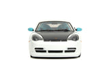 1:24 Porsche 911 GT3 RS -- White/Black w/Turquoise Accents -- JADA: Pink Slips