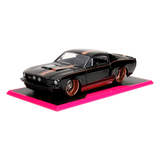 1:24 1967 Ford Mustang Shelby GT500 -- Black/Rose Gold -- JADA: Pink Slips
